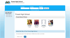 Desktop Screenshot of foresthighschool.net